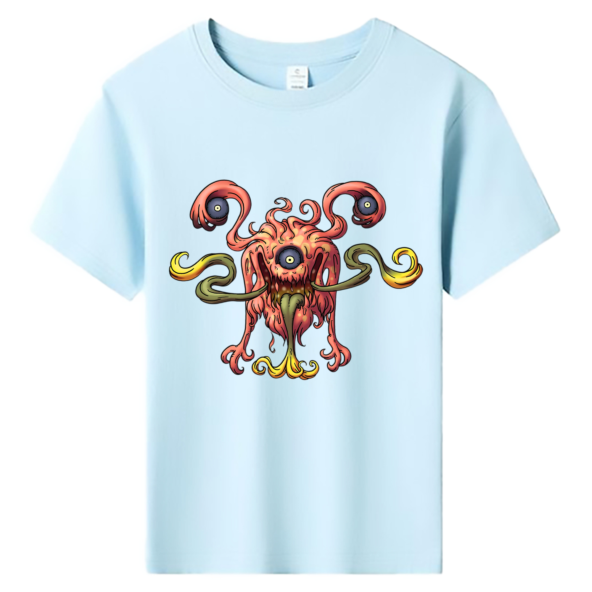 （画像用） ドラゴンクエスト Doragon Kuesuto Dragon Quest 綿100％キッズTシャツ（フロントプリント）